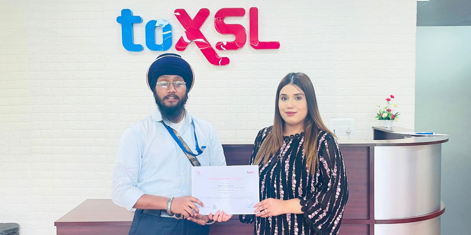 Congratulations on Completing 6 Months Graphics Designing Training